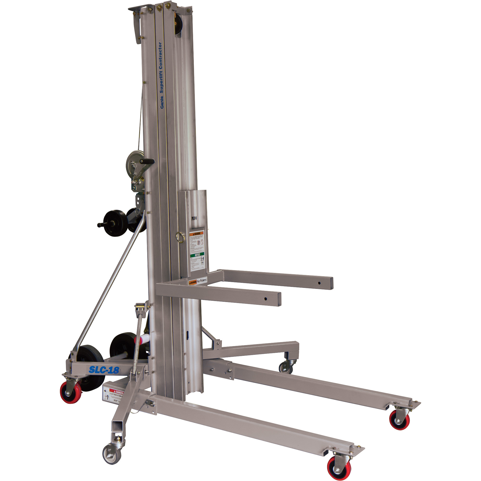 Genie Superlift Contractor Manual Lift, 18ft. Lift, 650-Lb. Capacity, Model# SLC-18